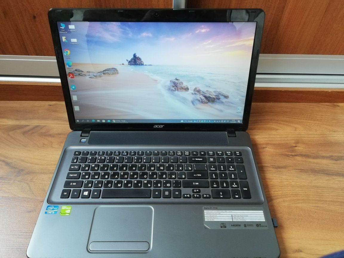 Ноутбук Acer Aspire E1-771G, 17"дюймов