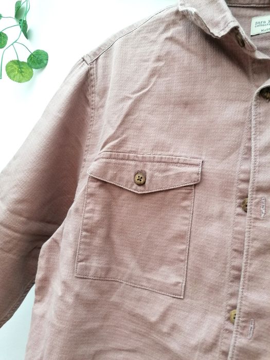 Camisa cor Rosa Velho de Rapaz da Zara Kids