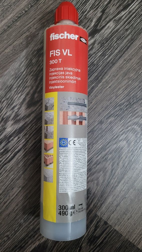Kotwa chemiczna FISCHER FIS VL 300T (12 sztuk)