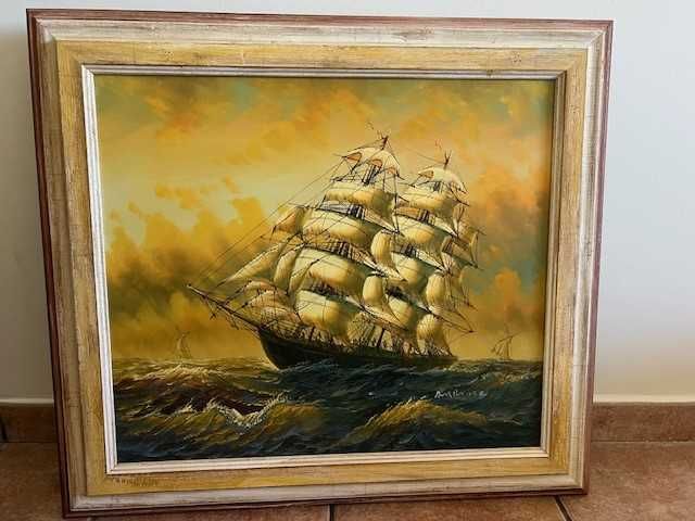 Quadro pintado a óleo