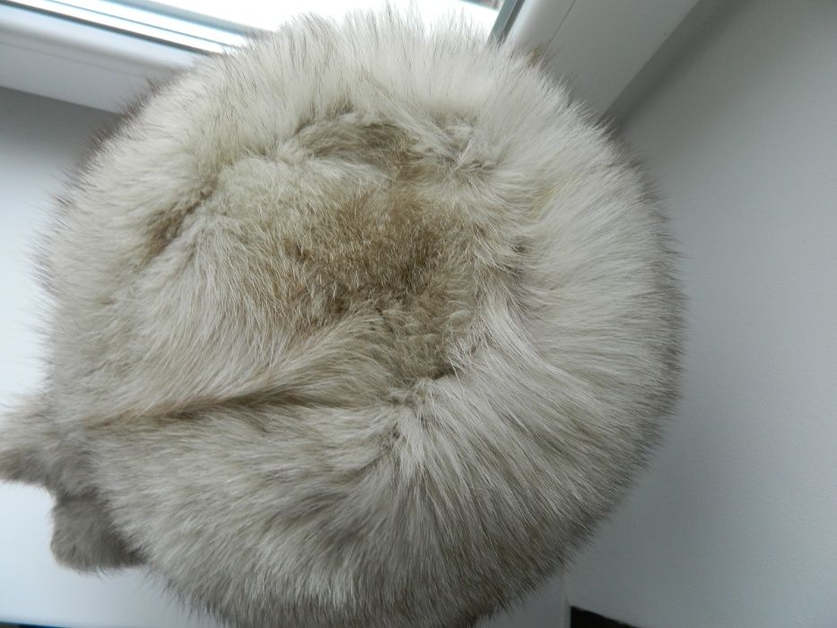 Шапка зимняя песцовая из меха песца песец