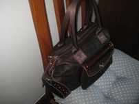 Mala pele genuína original LANCEL(c/NOVA)+oferta mala funbasis