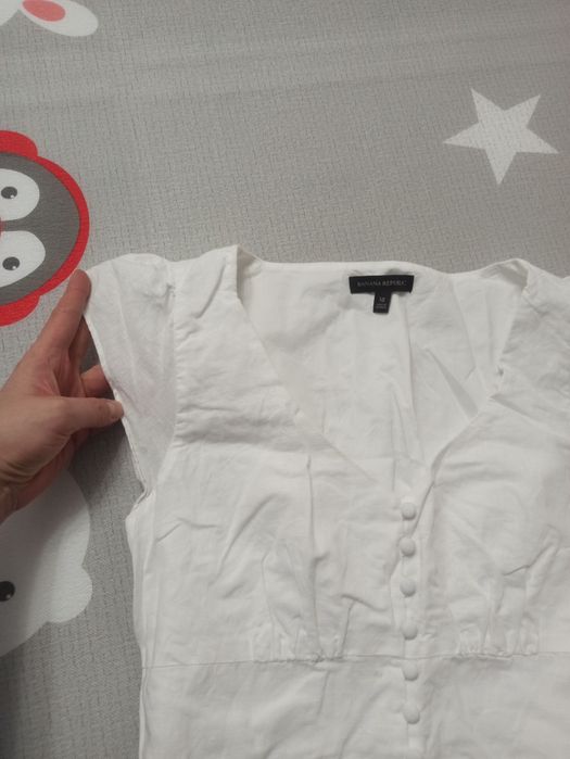 Брендова білосніжна бавовняна сукня, плаття, сарафан