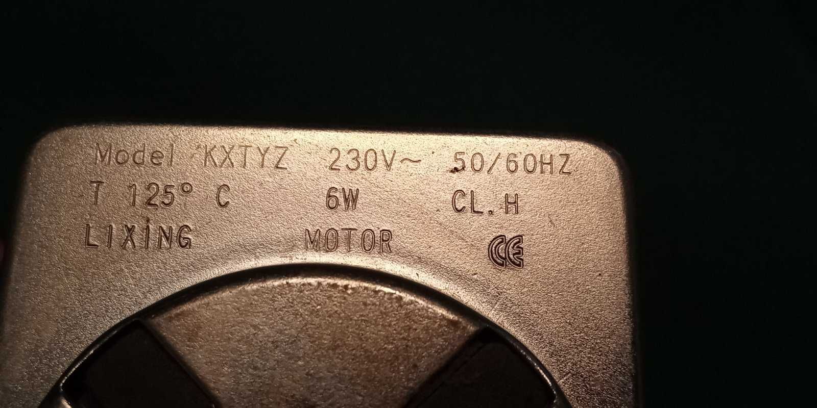 Двигун гриля Model KXTYZ-1, 230 В, 6 Вт, 2 об/хв, універсальний