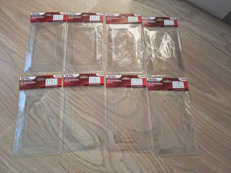 Osłona na kontakt przezroczysta pojedyncze podwojne nowe