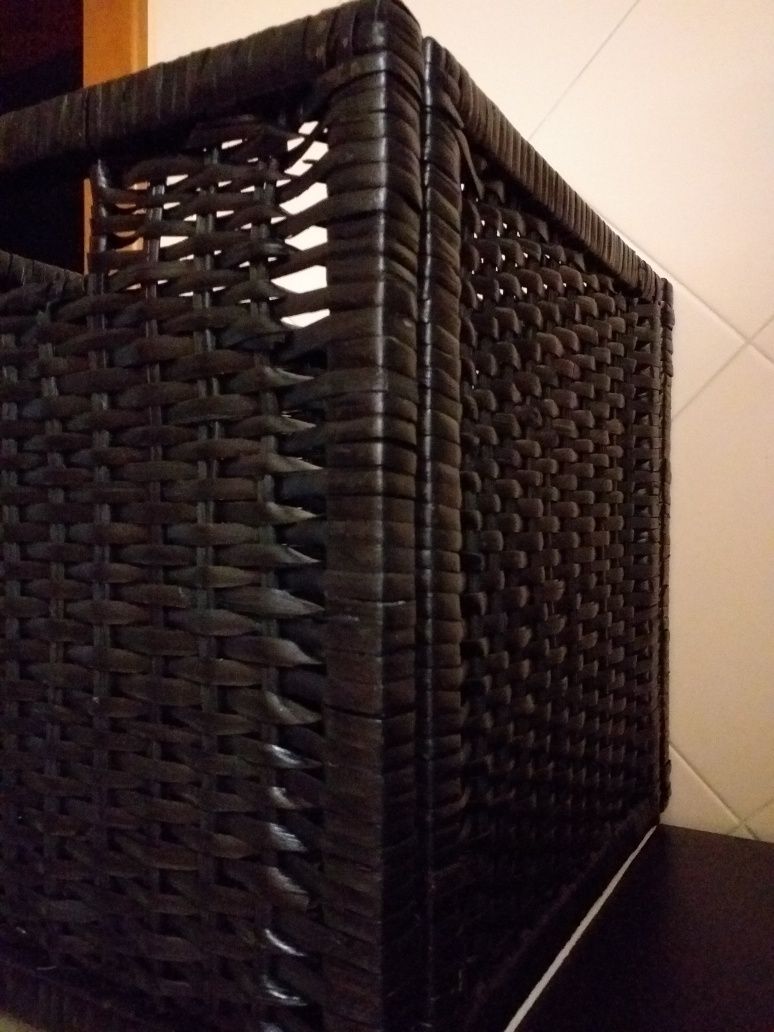NOVO 2 Cestos pretos verga IKEA,preço unidade,DIAS ÚTEIS,Veja zonas