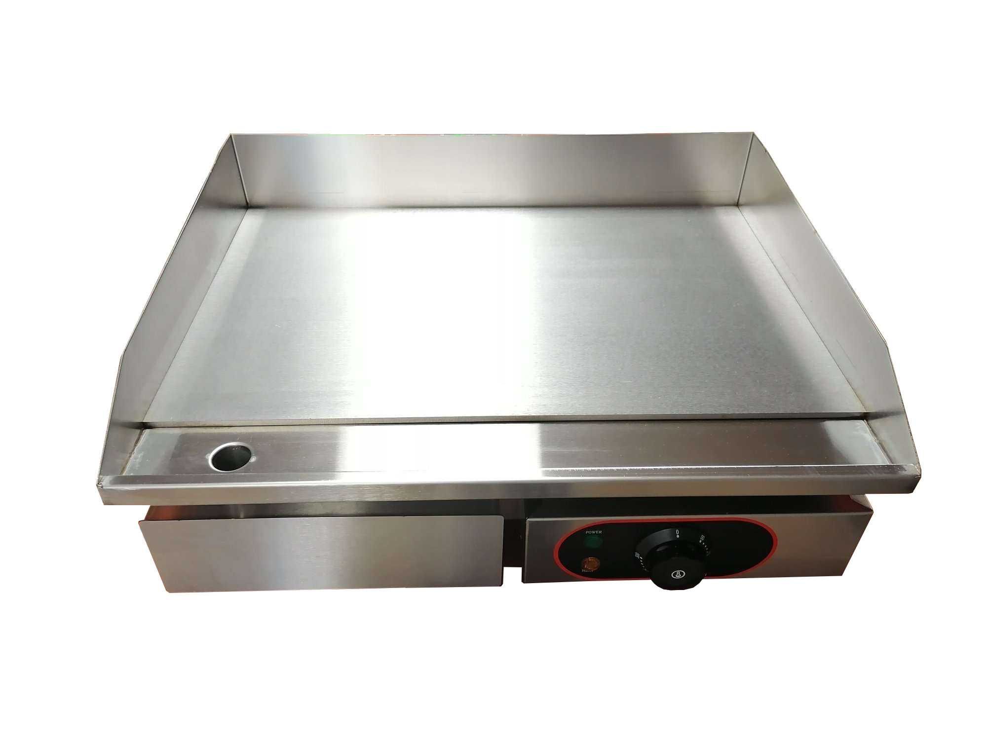Grill płytowy płaski pojedynczy beztłuszczowy kontaktowy