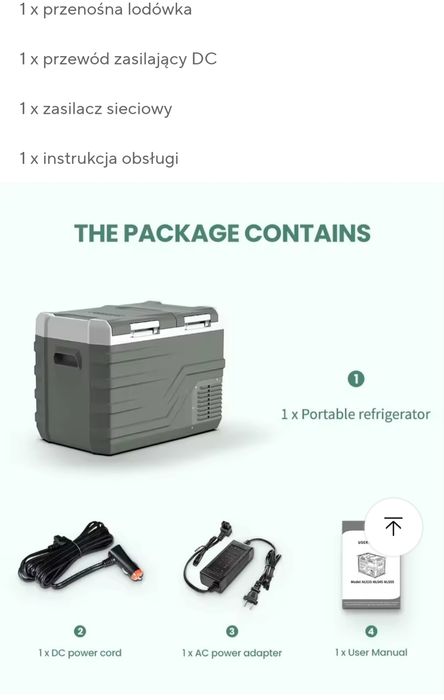 Lodówka turystyczna Alpicool NLS 20L.