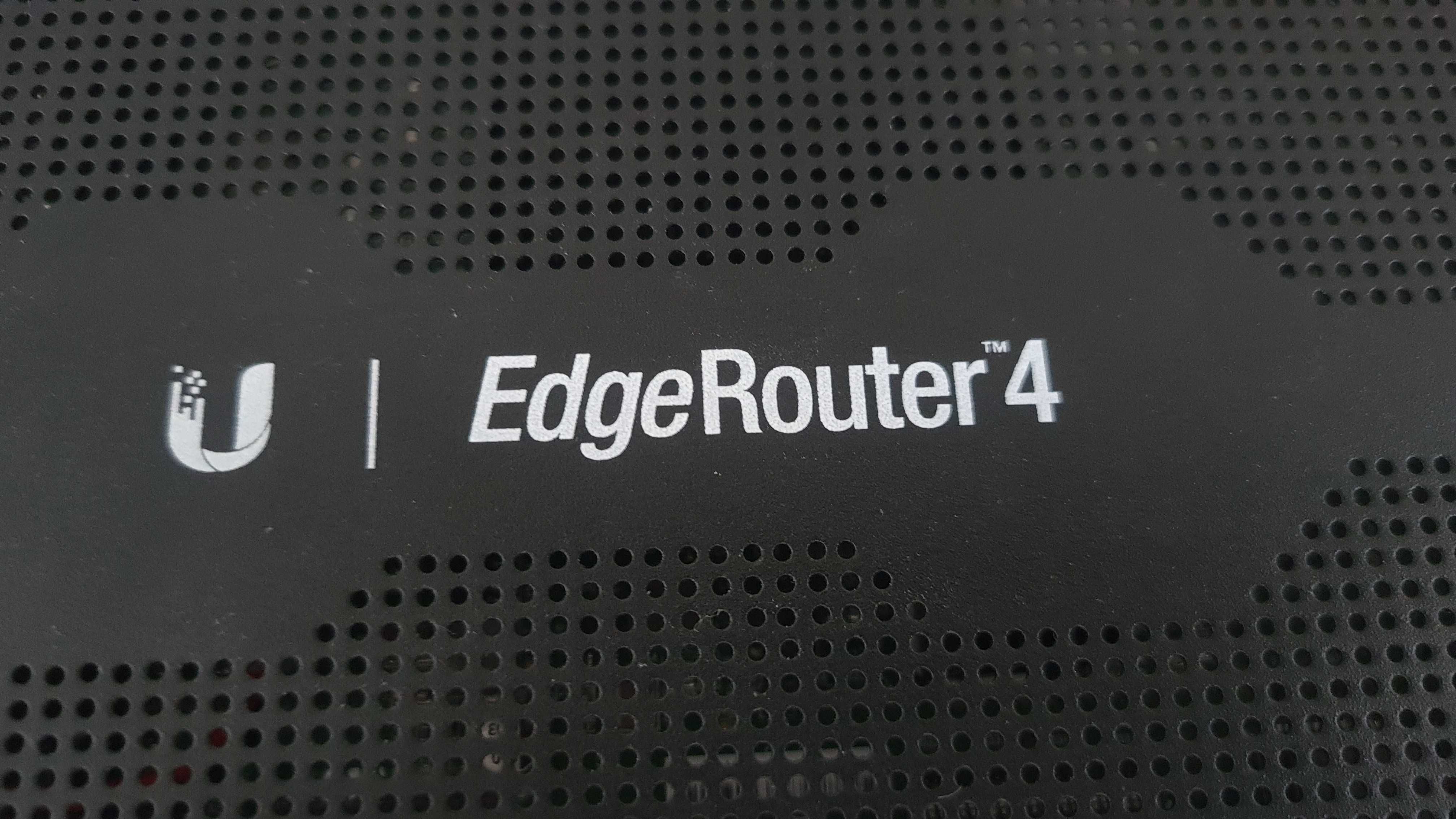 Ubiquiti EdgeRouter 4 z wgranym OpenWRT