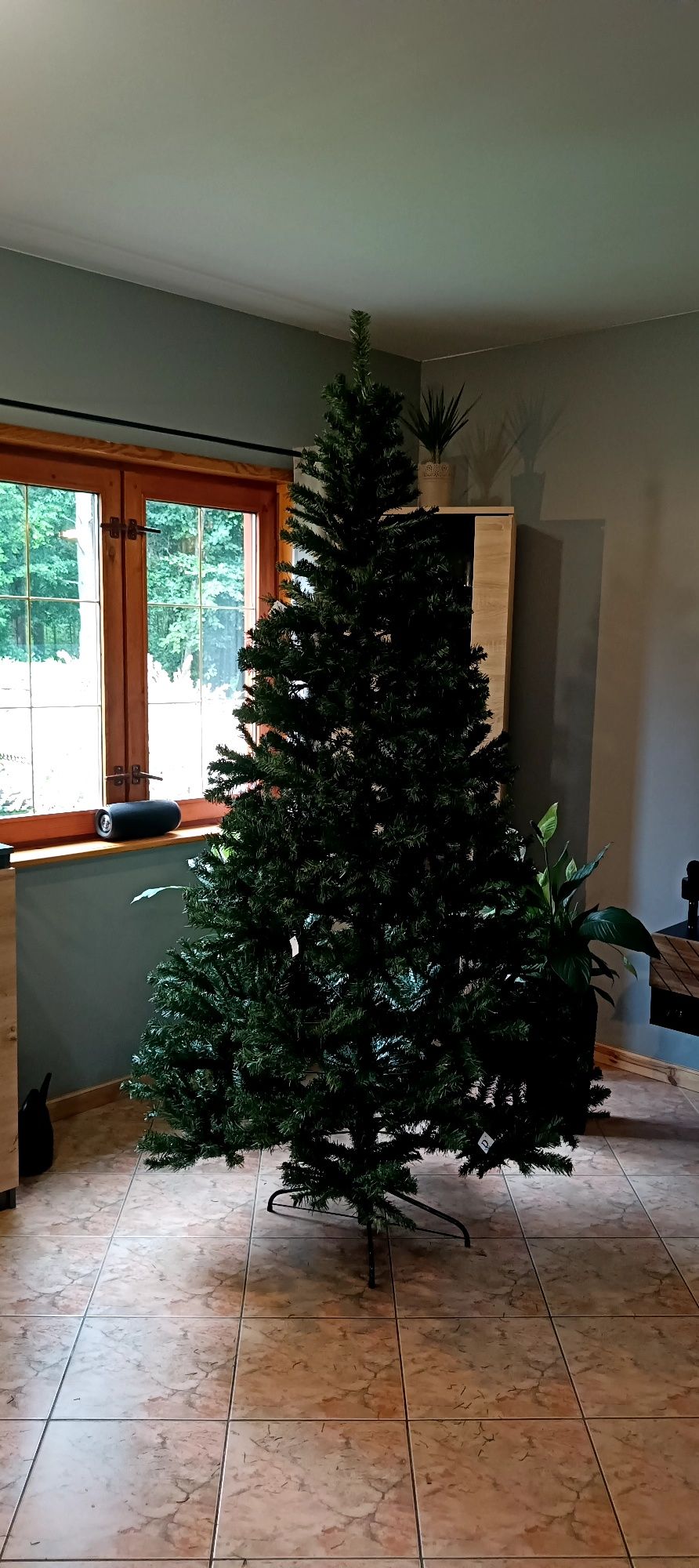 Choinka 2,30 cm firmy costway świerk nowa