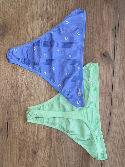 Жіночі трусики-стрінги Atlantic (бавовна), розміри S та M