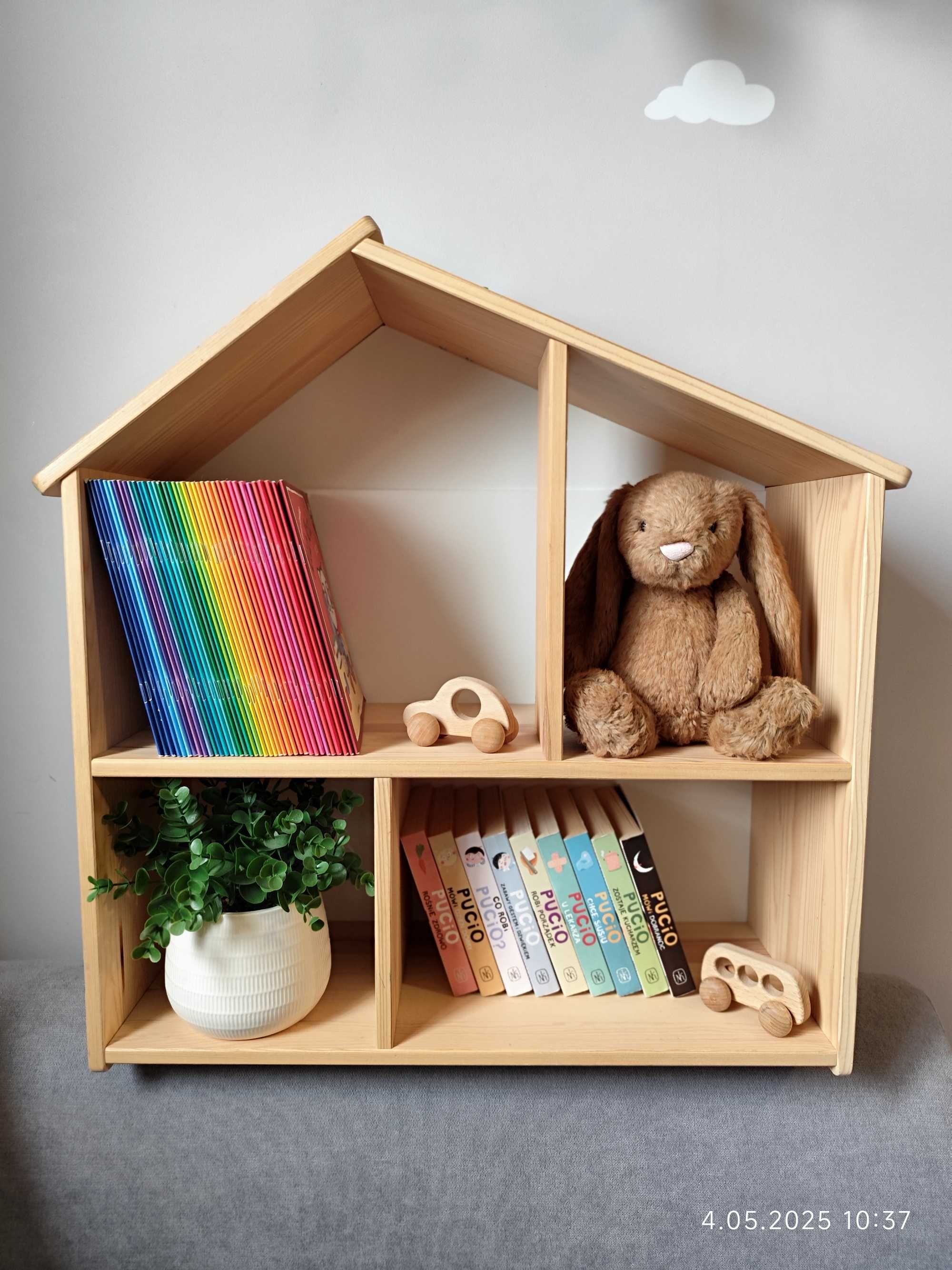Półka domek Ikea flisat