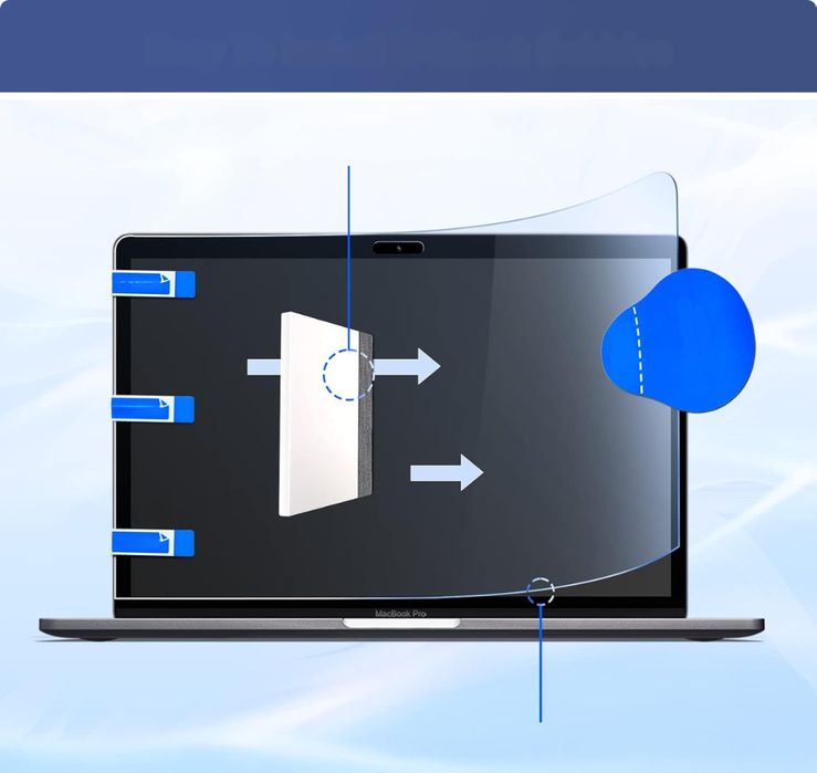 Ochrona Ekranu dla MacBook Pro 13" Air 13" Filtr Niebieskiego Światła