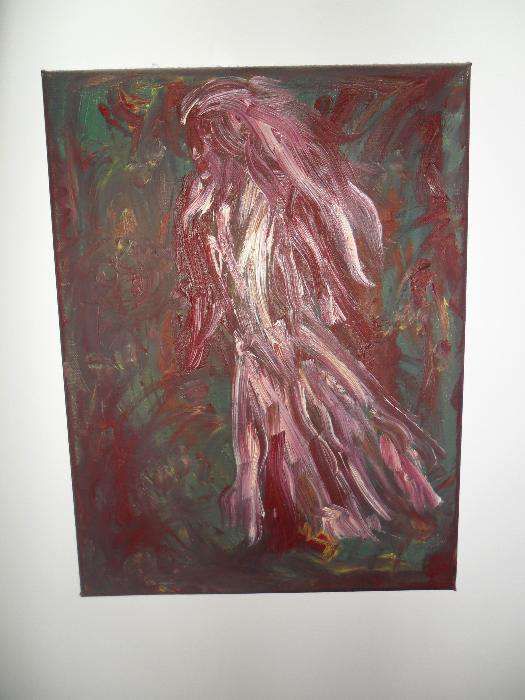 Lote de pinturas originais em tela