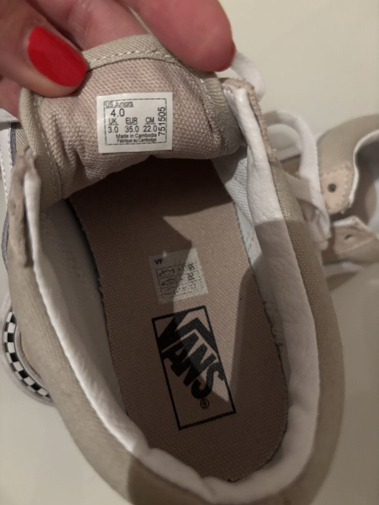 Vans bege tamanho 35