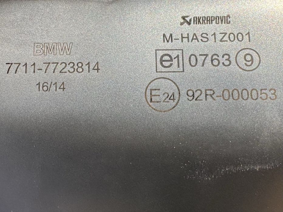 Ponteira Akropovic Bmw Original