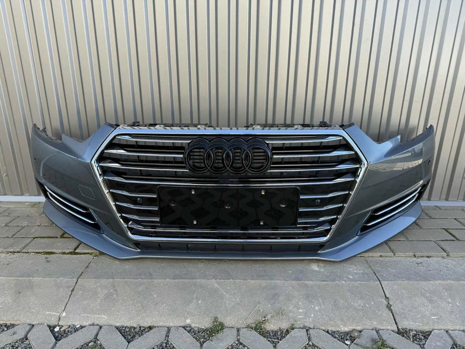 Audi A4 B9 8W Zderzak Przód Przedni 6xPDC LX7R kompletny ładny 15-19r.
