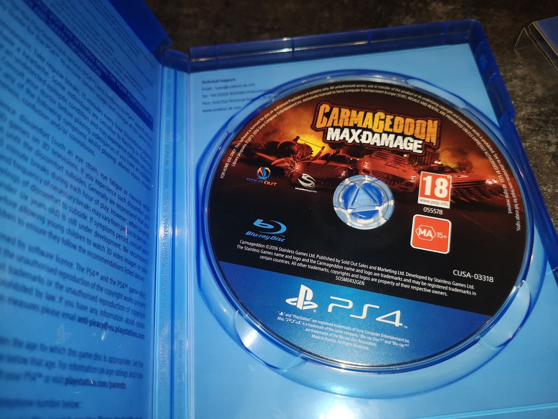 Carmageddon Max Damage PS4 gra (okładka 3D) SKLEP kioskzgrami