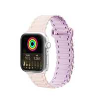 Pasek Magnetyczny Dux Ducis Armor do Apple Watch, Różowo-Fioletowy