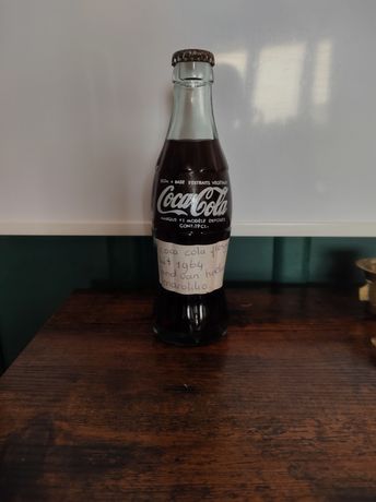 Kolekcjonerska Butelka Coca Cola oryginalnie zakapslowana 1964, Maroko