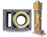 Komin Ceramiczny systemowy 8m KW Fi 180 BKU Dostawa Gratis PRODUCENT