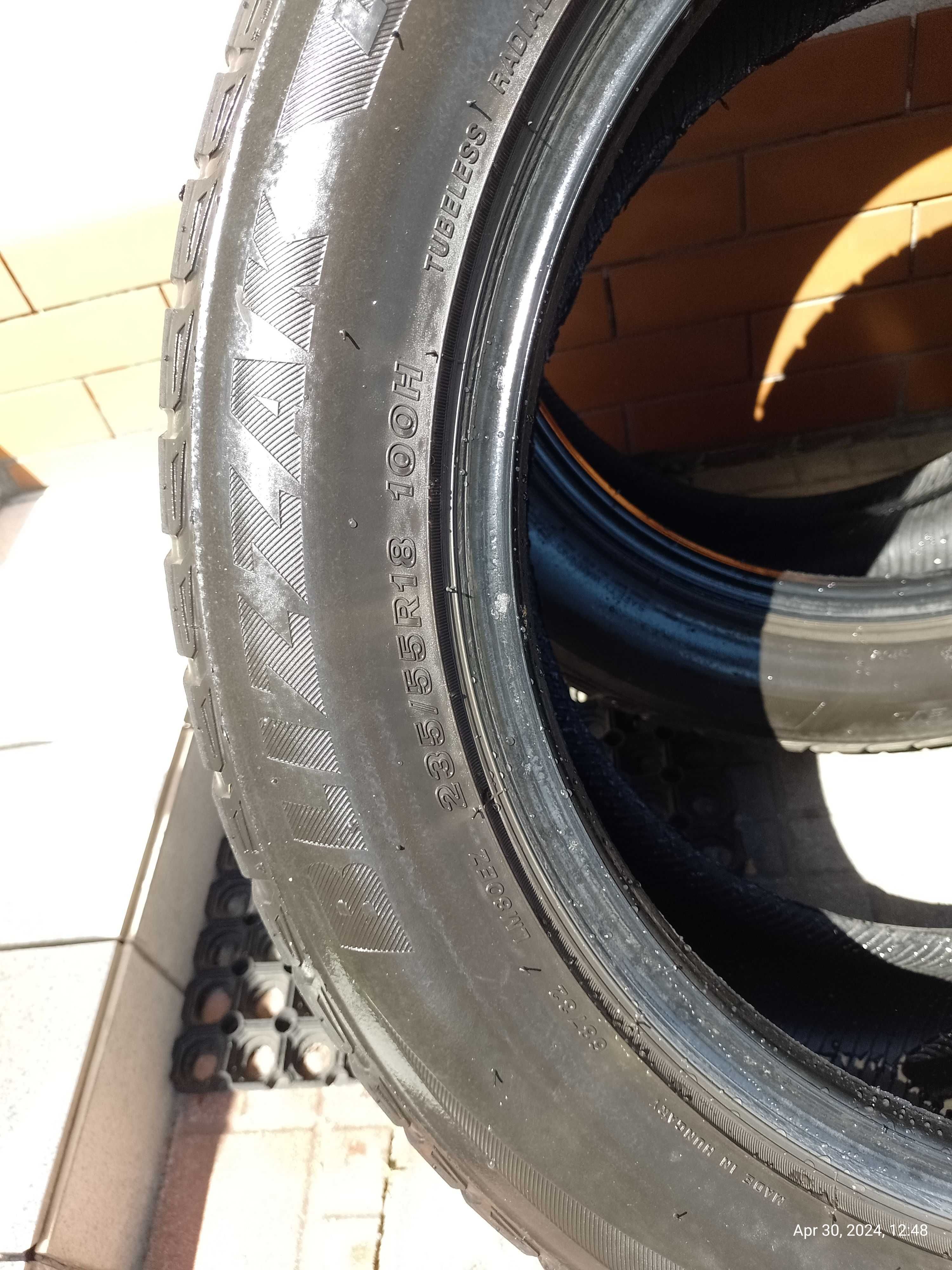 bridgestone blizzak suv 235/55/18 zima