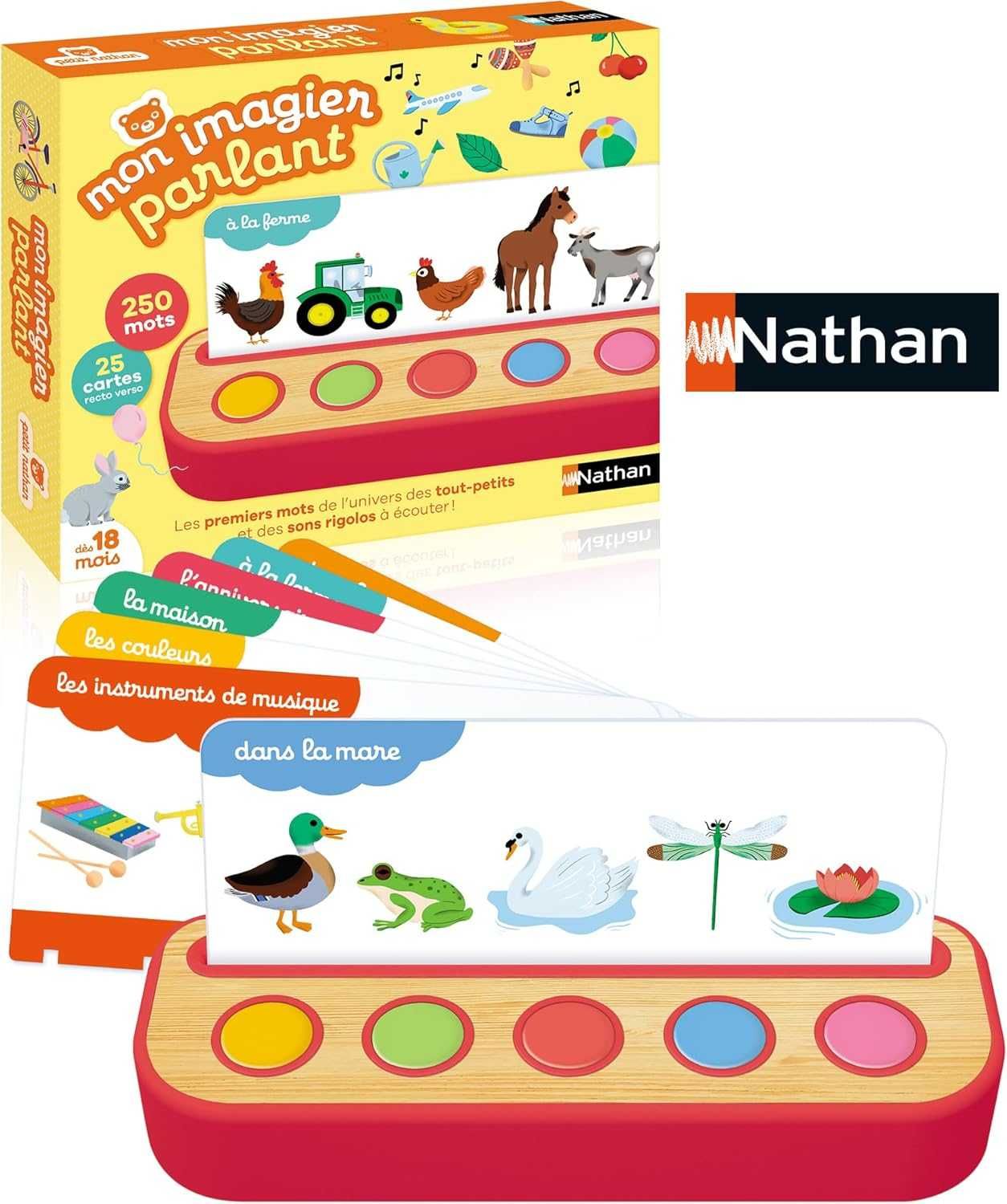 Nathan - Gra Edukacyjna Gadające Obrazki - Wersja Francuska