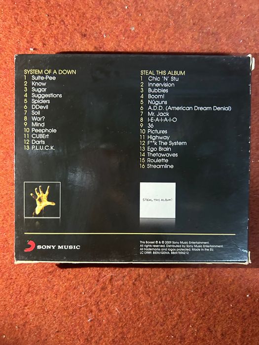 CD Original – System of a Down “Steal This Album!”