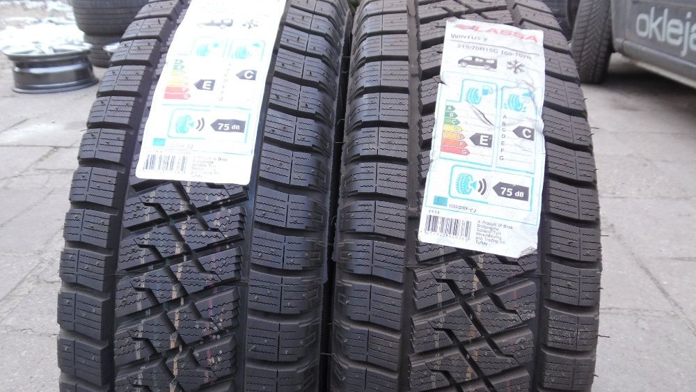 Opony 215/70R15C LASSA WINTUS 2 -bus , zimowe , nowe , Możliwy montaż