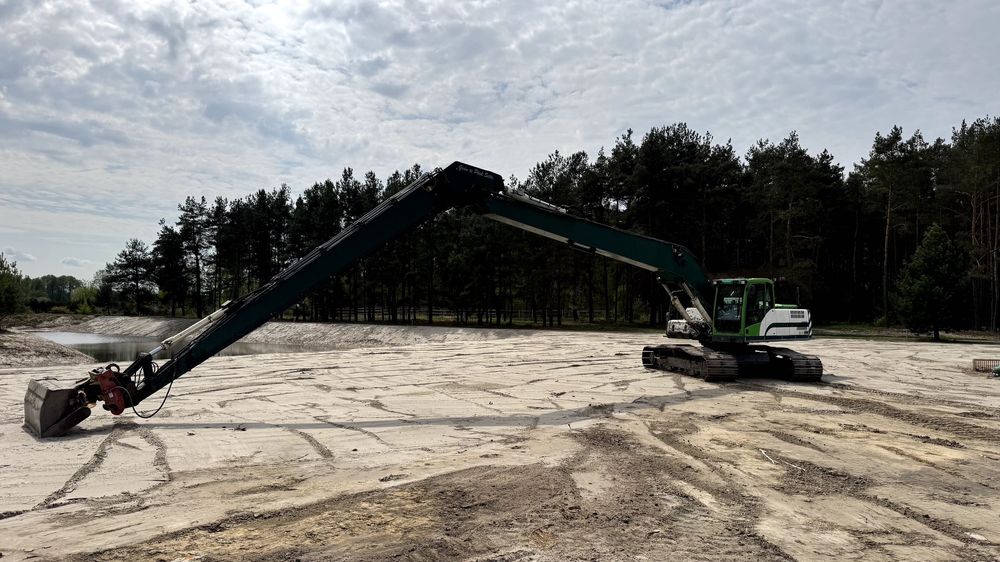 Kopanie stawów - Koparki long reach! Roboty Ziemne