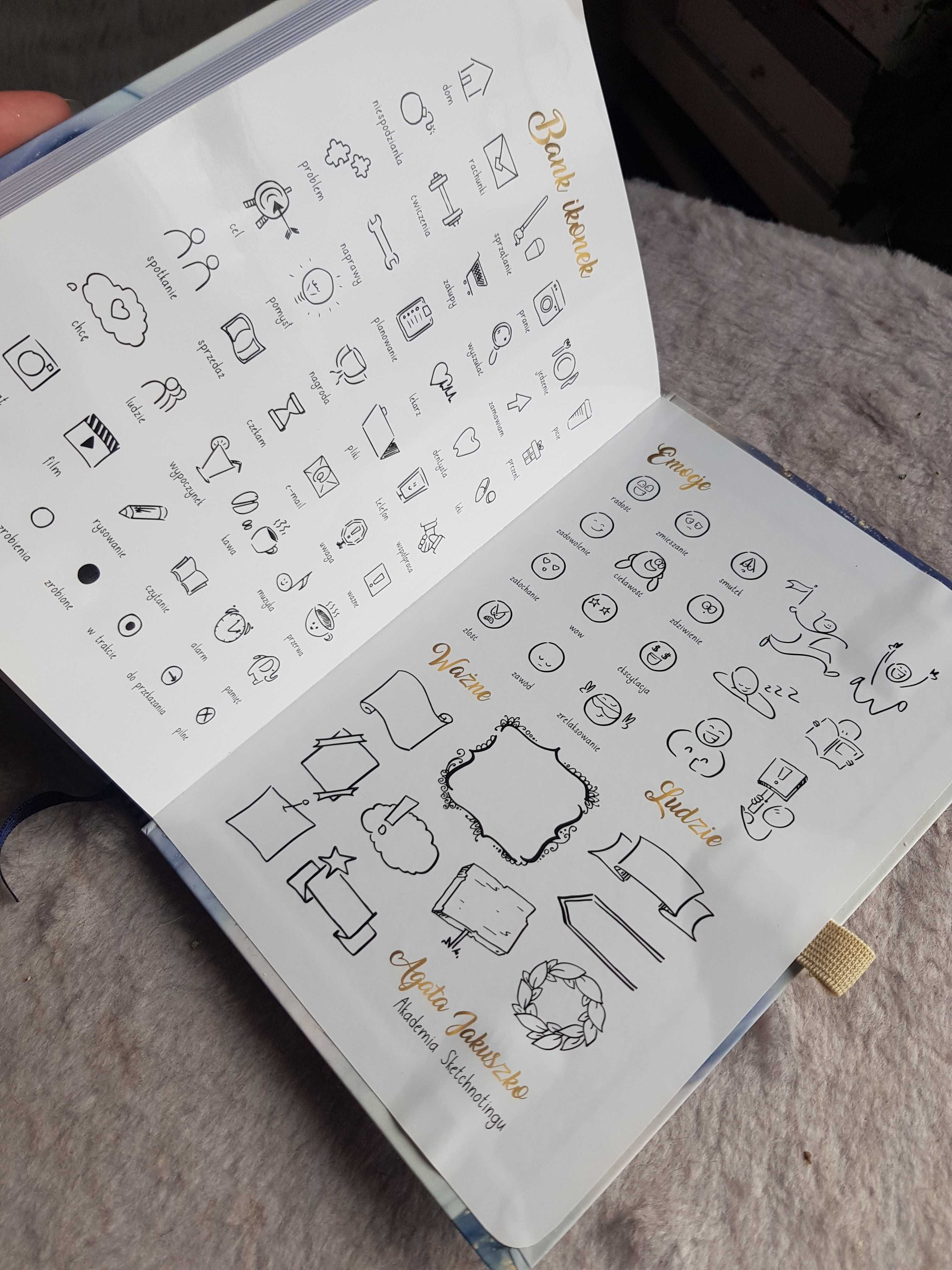 Planer BUJO bullet journal dziennik zeszyt w kropki notes Interdruk