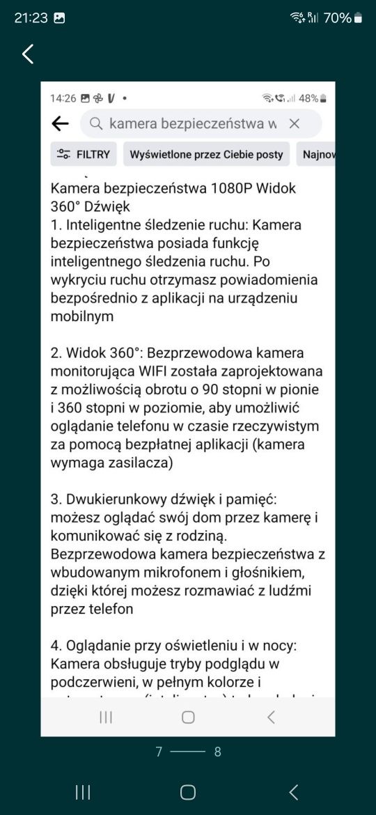 Kamera bezprzewodowa wi fi  do nadzoru,bezpieczeństwa i opieki- niania