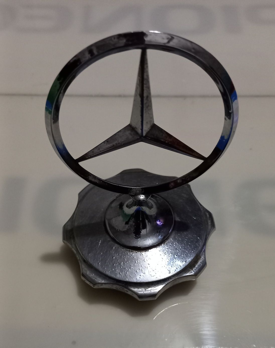 Antigo Emblema Mercedes 170 V , S , 300 Adenauer anos 30, 40, 50 (RARO