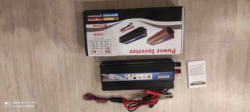 Інвертор 12 220, 2000 W