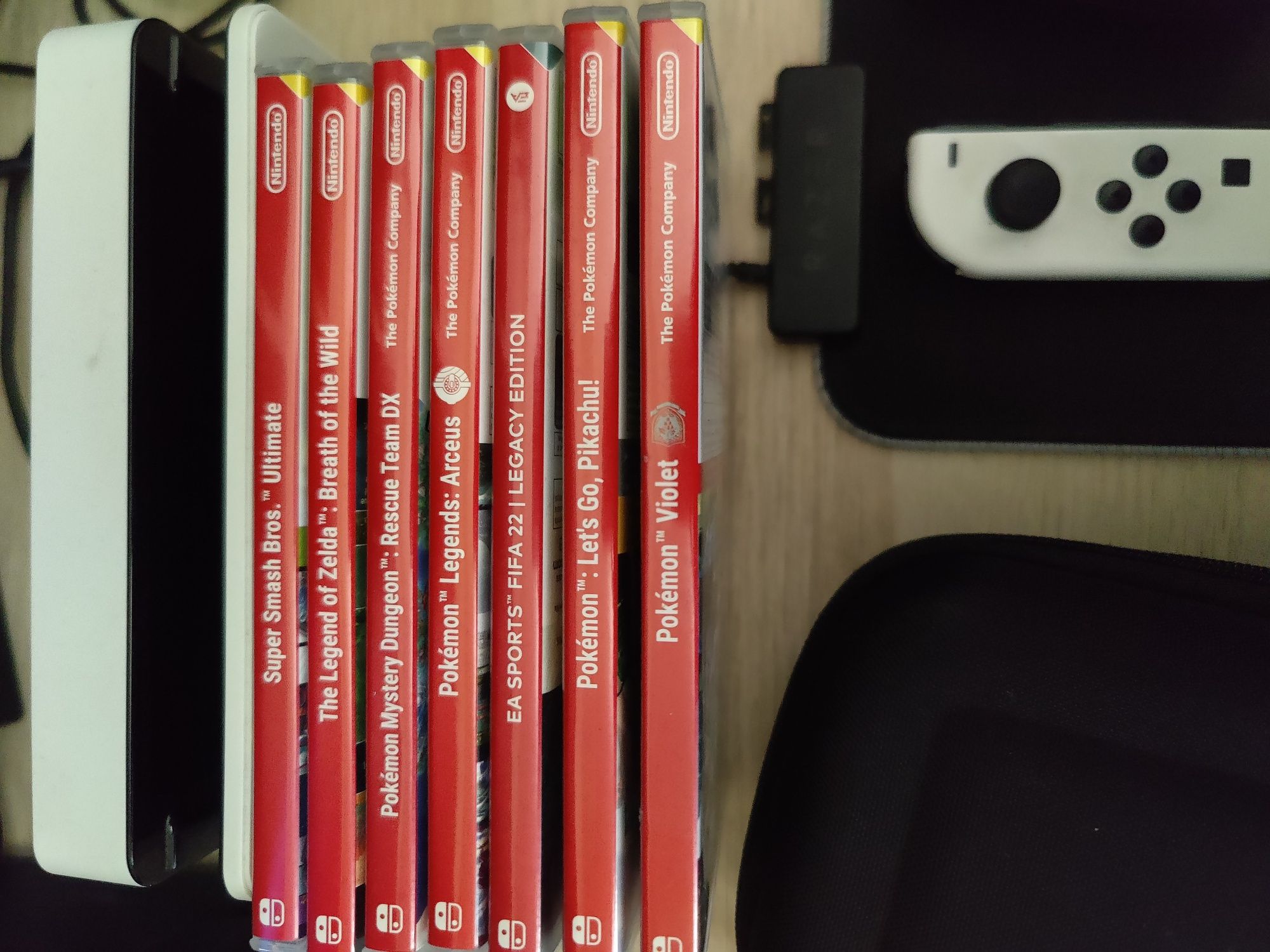 Nintendo Switch Oled + Case + Jogos