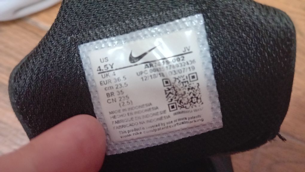 Buty Nike air r.36,5