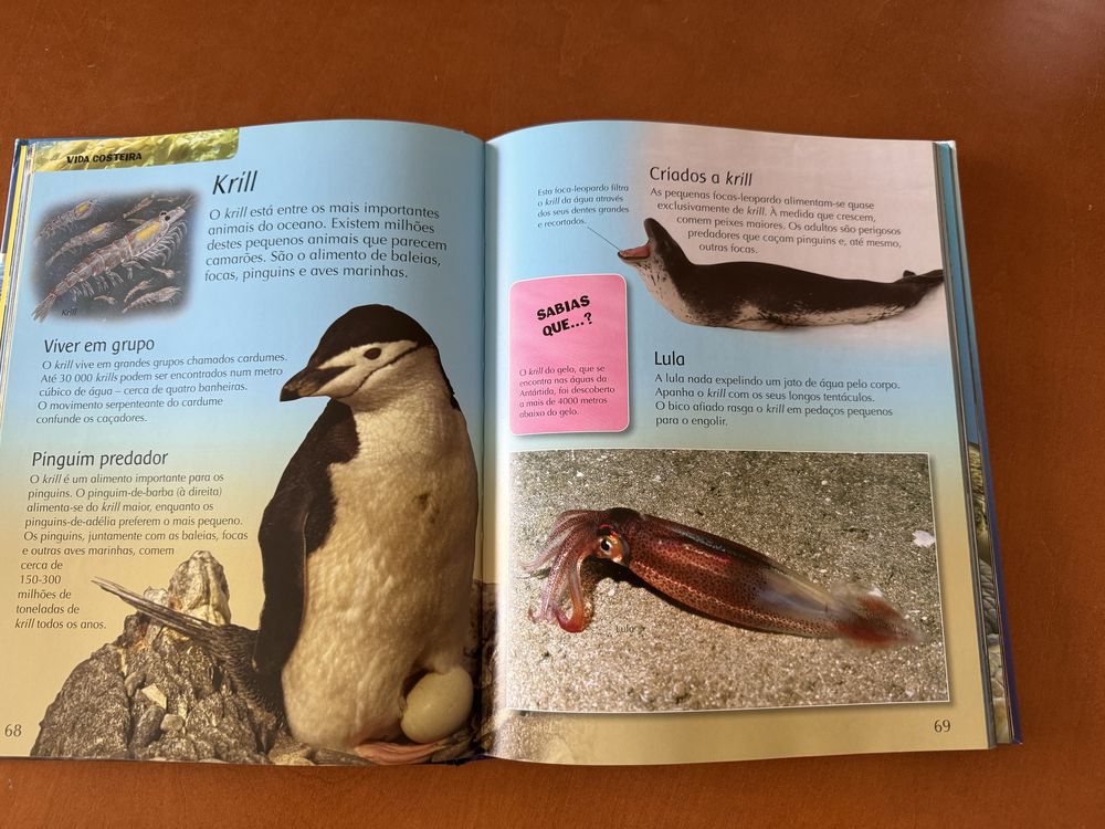 Livro Vida nos oceanos