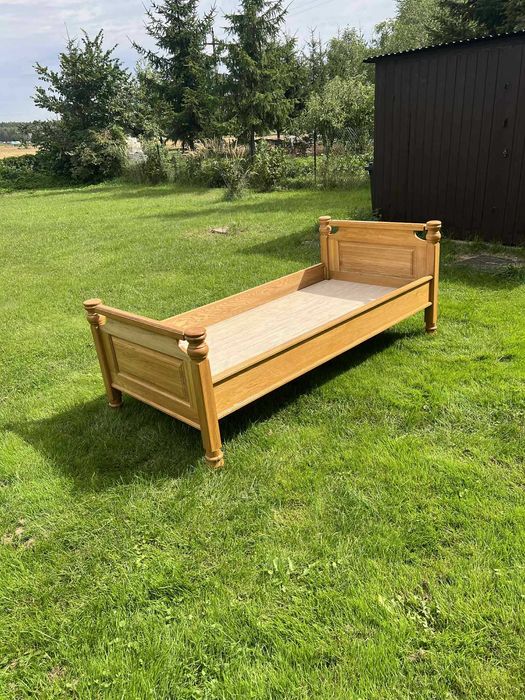 Łóżko dębowe – 198 cm x 98 cm Piękne na zamówienie