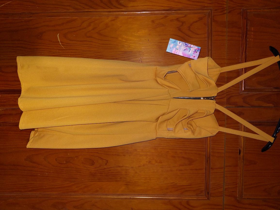 Vestido Amarelo Torrado