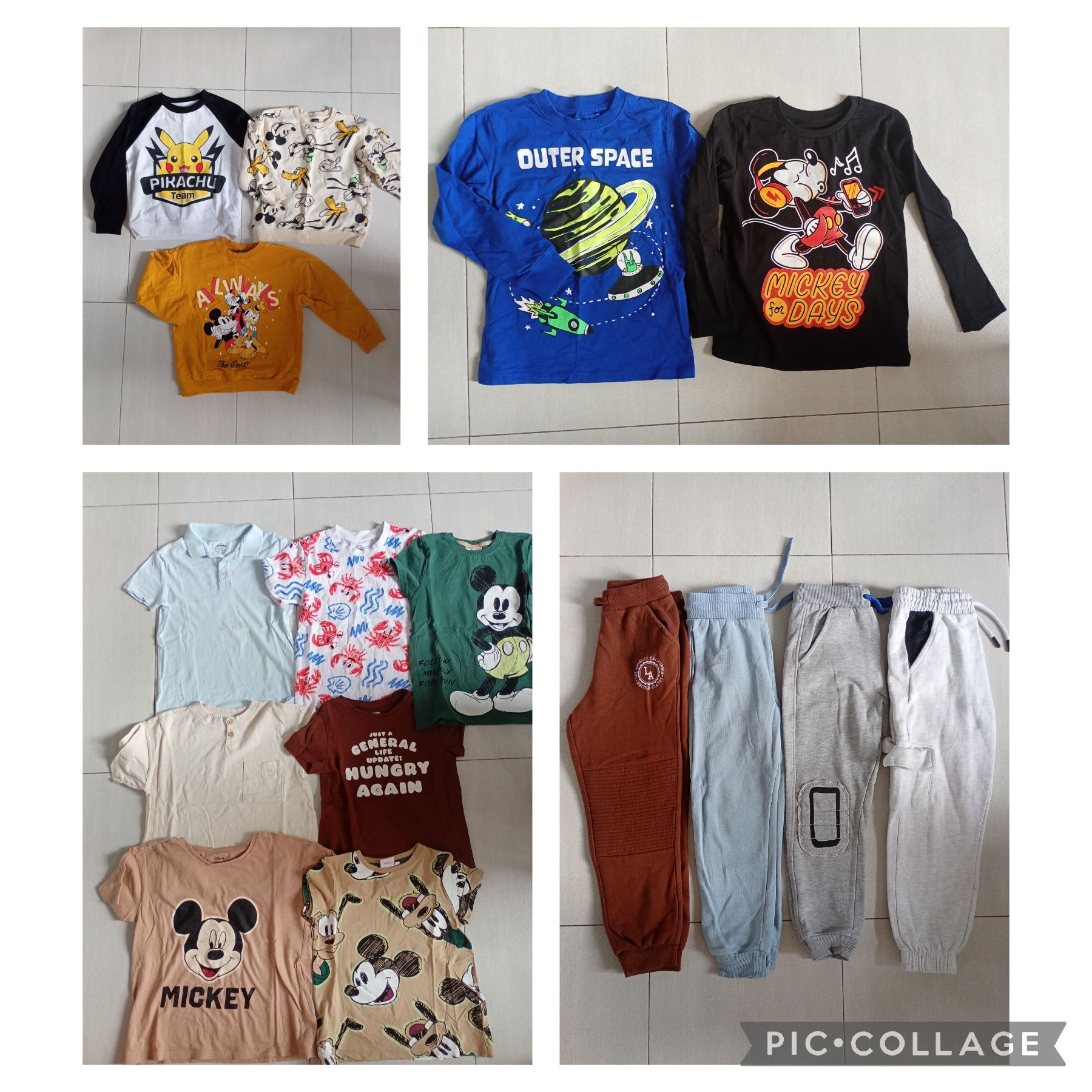 Paka ubrań chłopięcych 122 H&M ,cool club, Sinsay