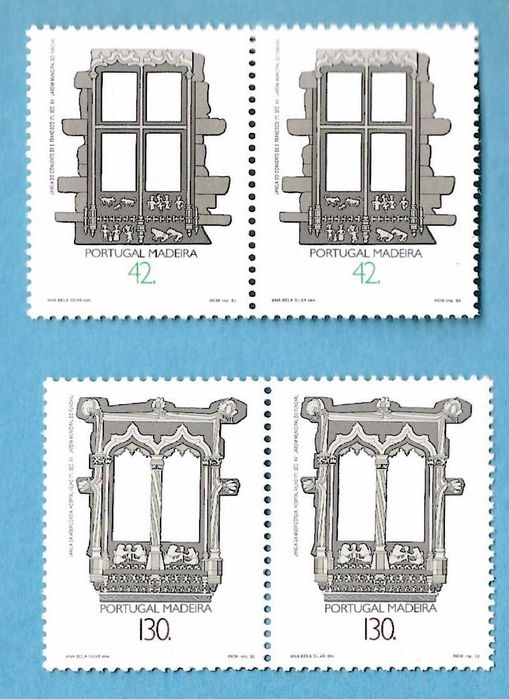 Selos - Arquitetura Regional da Madeira 1992 - Série Completa de Pares