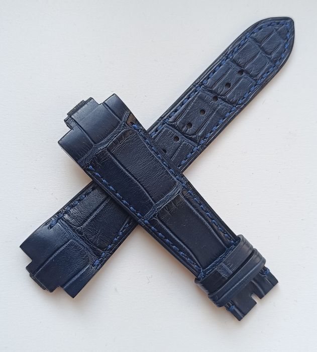 Ремешок Ulysse Nardin Marine 23/18 синий аллигатор
