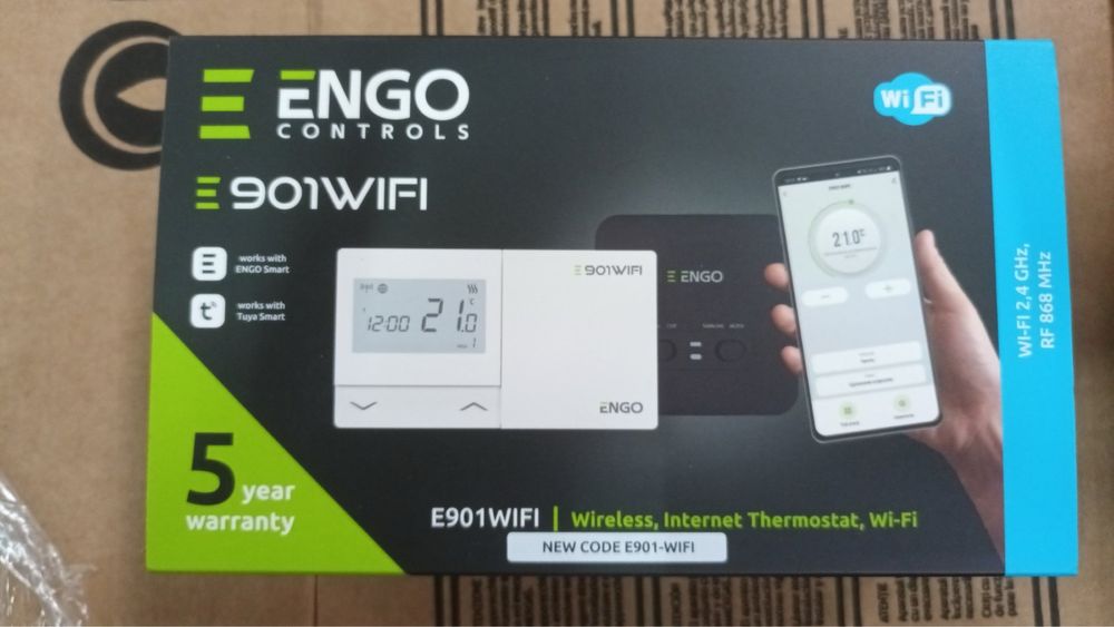Бездротовий інтернет-терморегулятор Engo E901 WiFi