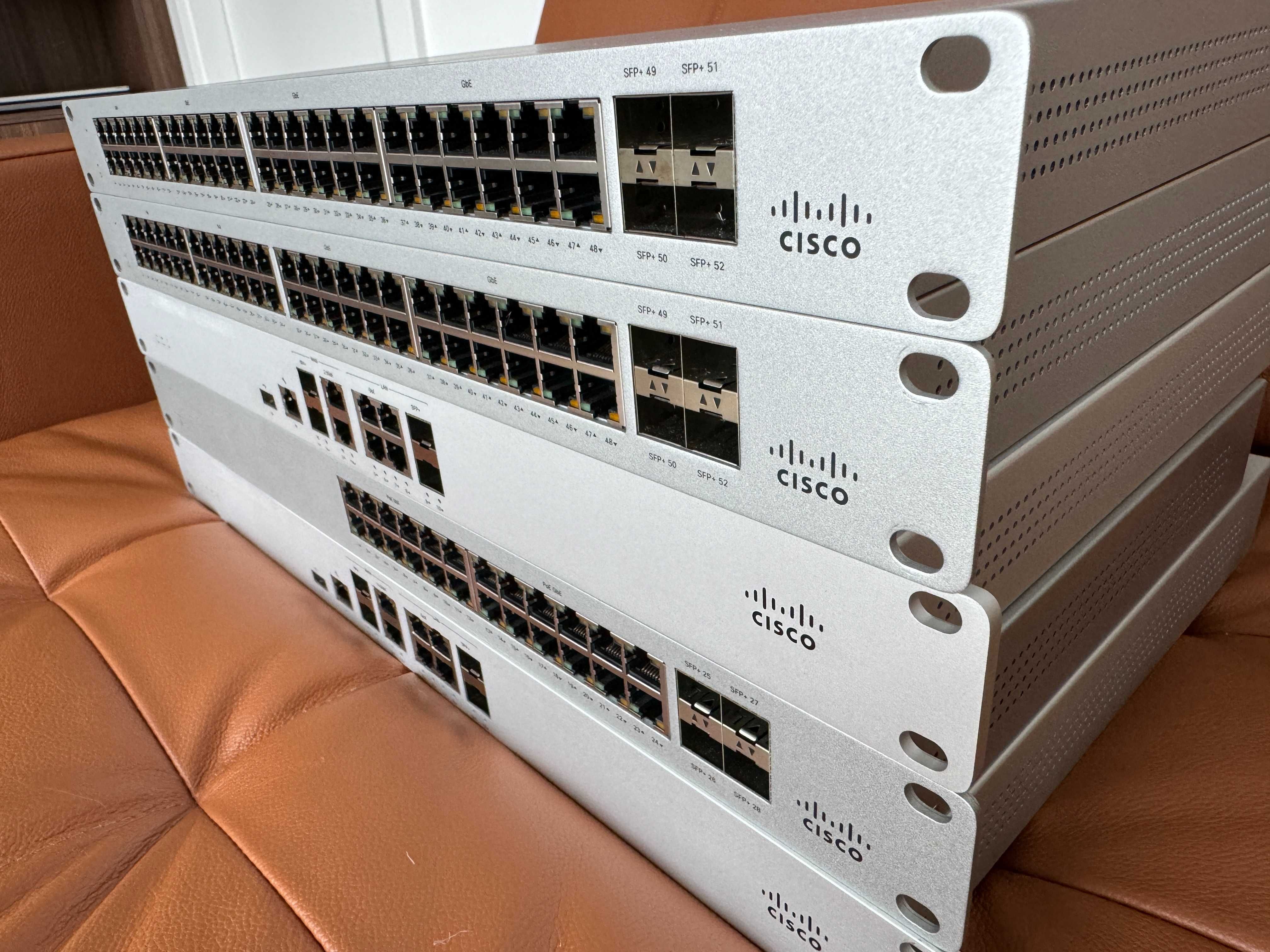 Meraki 6x AP MR46, 2x router MX95, 3x switch MS125-24P UNCLAIMED