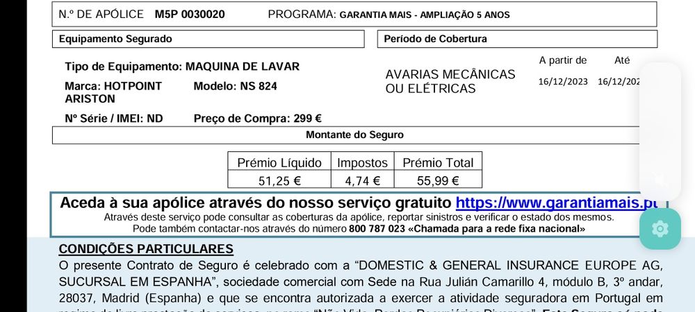 Máquina lavar roupa hotpoint ariston ns824