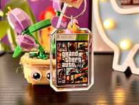 Brelok GTA V - okładka XBOX 360 / CD Cover Box Retro