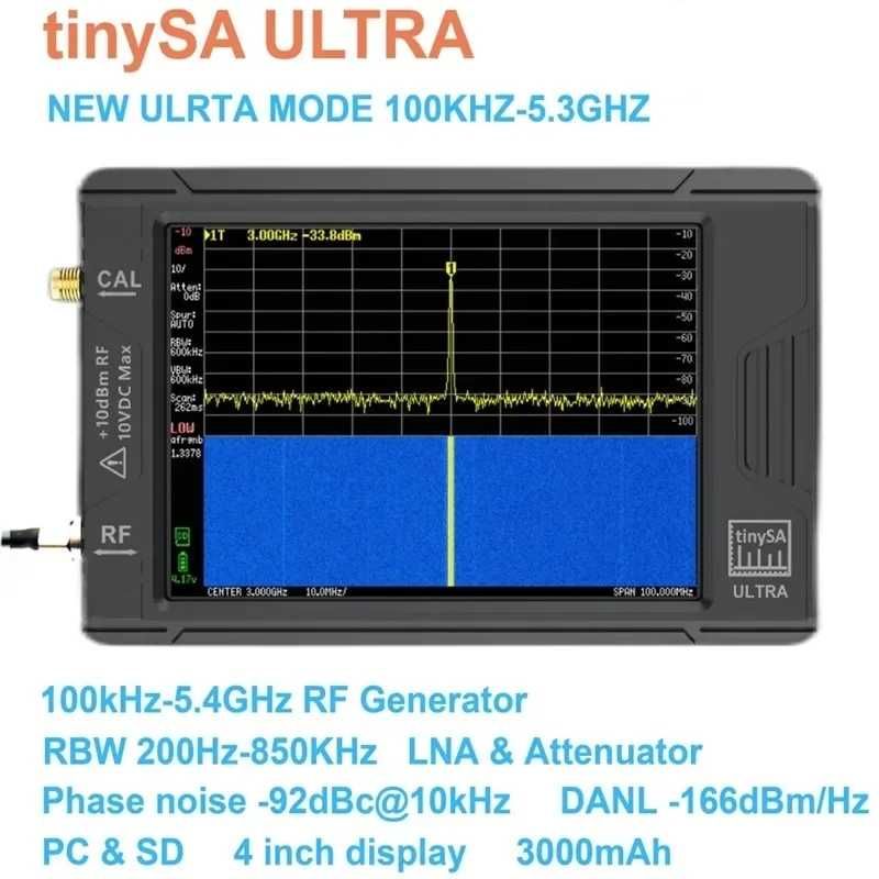 Tiny SA Ultra. Аналізатор спектра, детектор дронів.