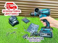 Шуруповерт на Акумуляторі Makita DHP485BL З Ударом Сила 95Nm (36V-8A)