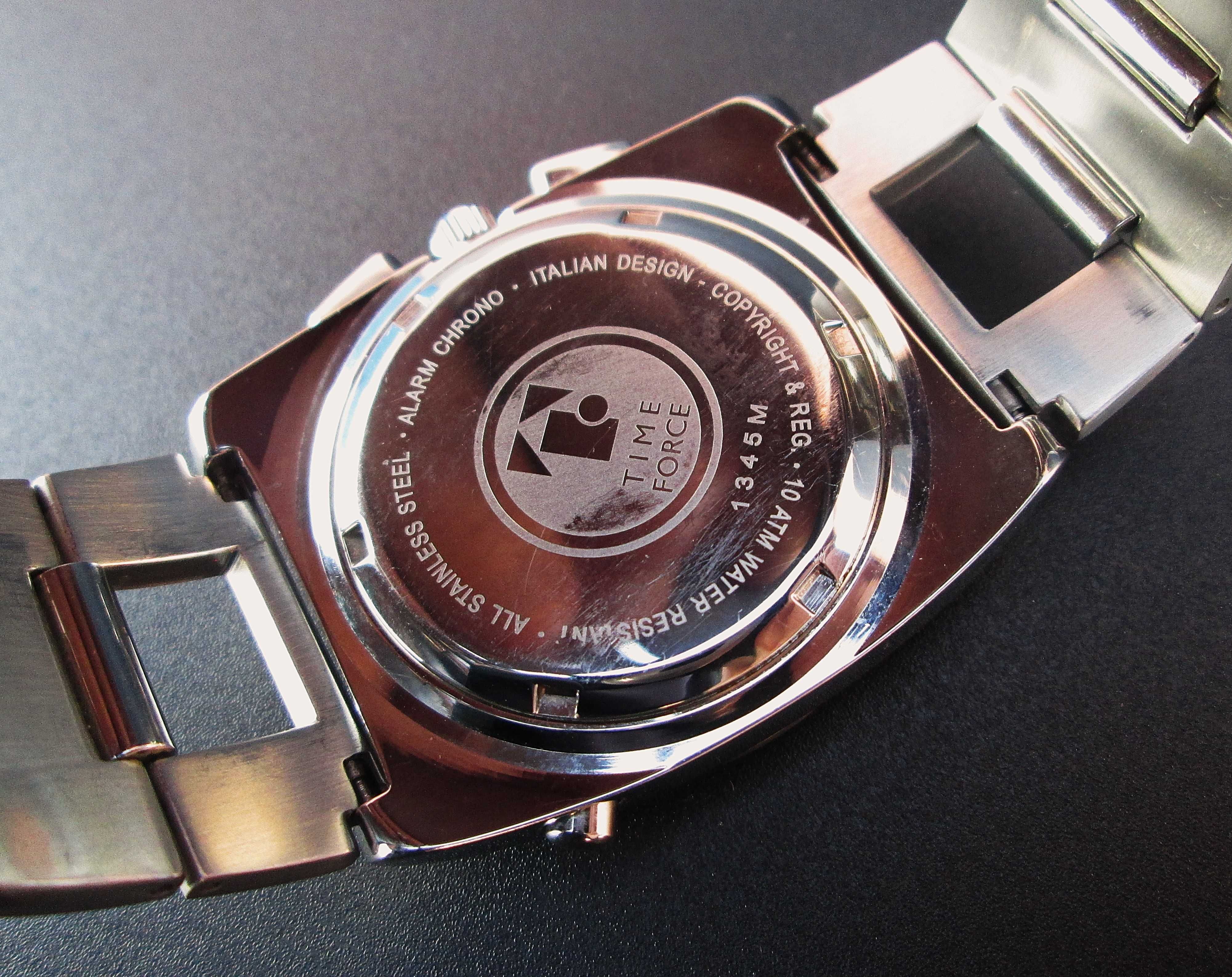 1990's Relógio Cronometro TIME FORCE com Alarme Mov. ISA 8154 - SWISS