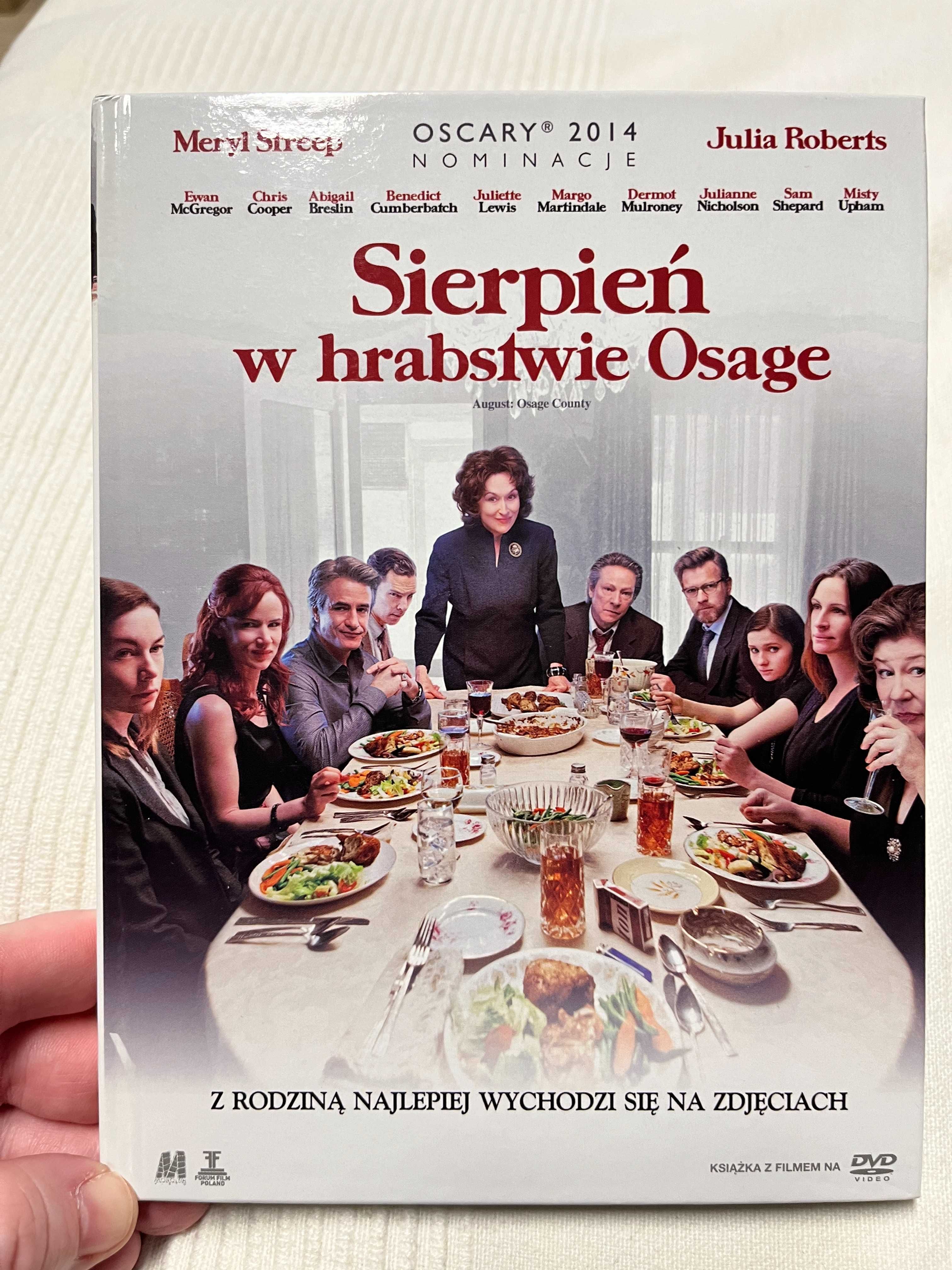 Sierpień w Hrabstwie Osage film 2013 płyta DVD dramat Meryl Streep